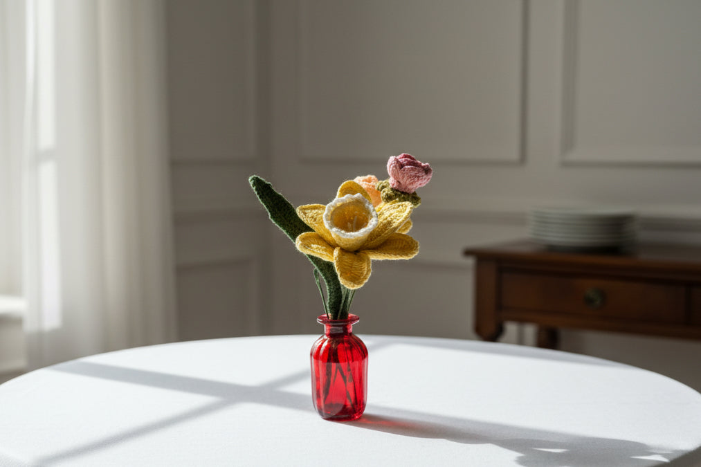 Daffodil, Crocheted