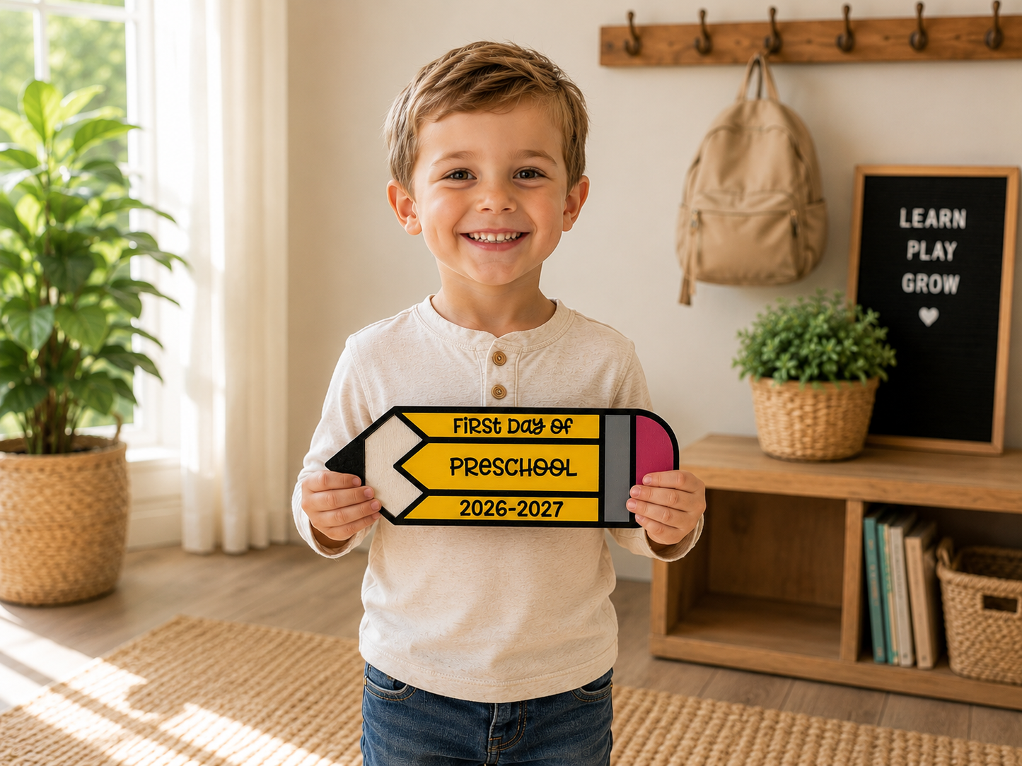 Back-to-School Interchangeable Pencil Sign