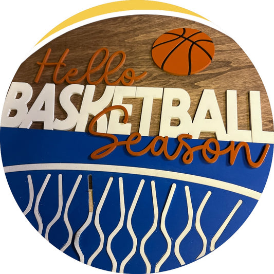 Basket Ball Door Sign