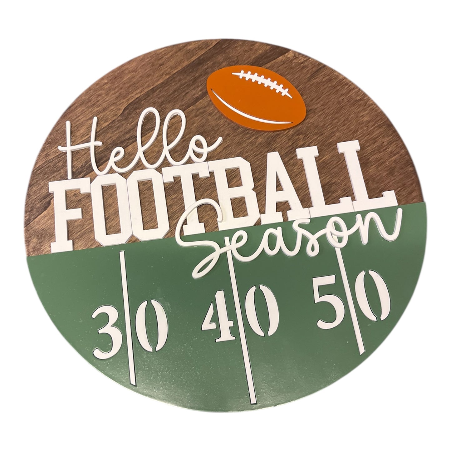 Football Door Sign