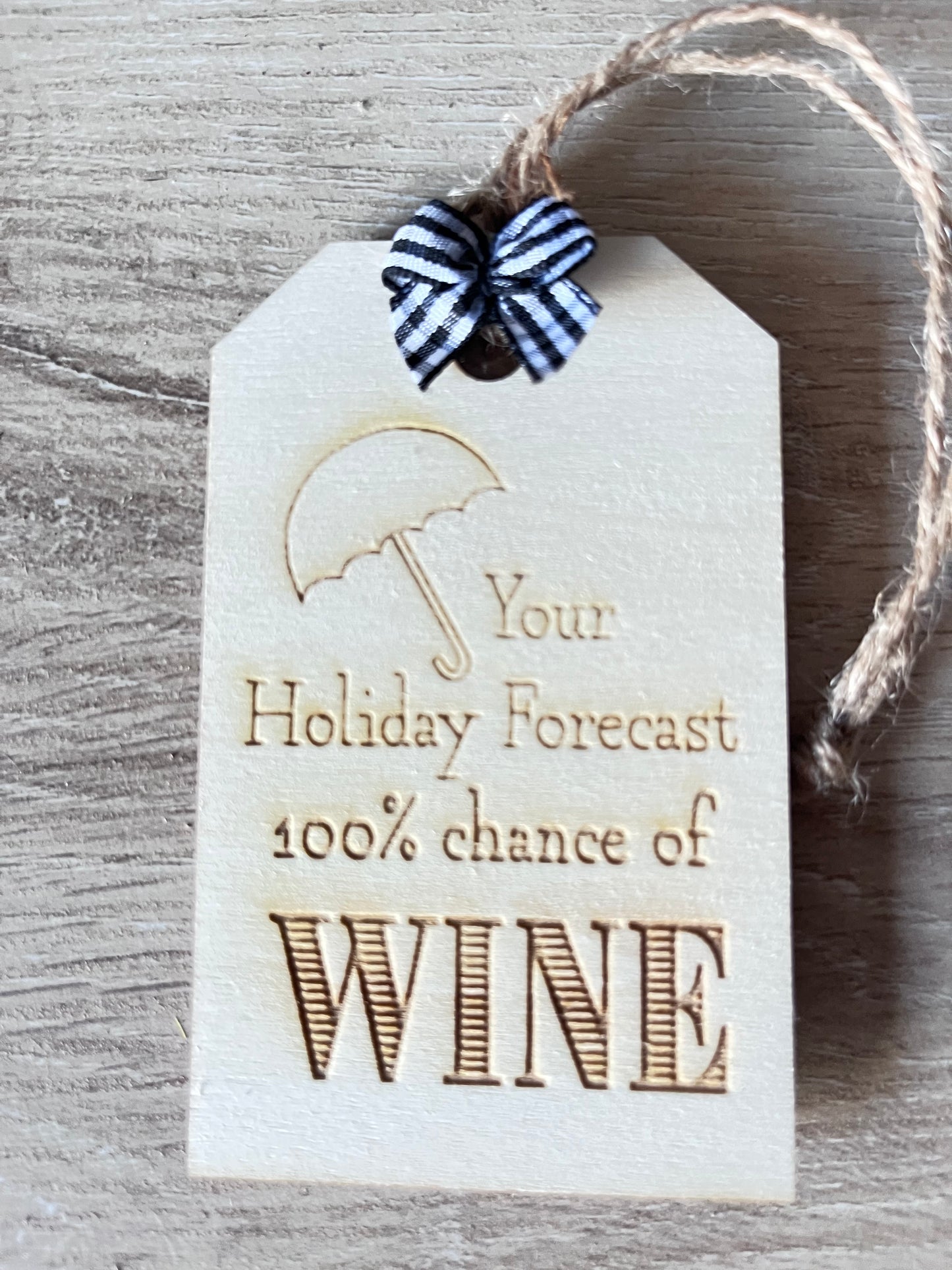 Wine bottle tags