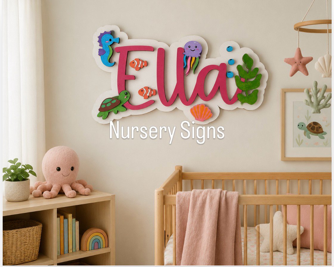 Customized Baby Name Sign