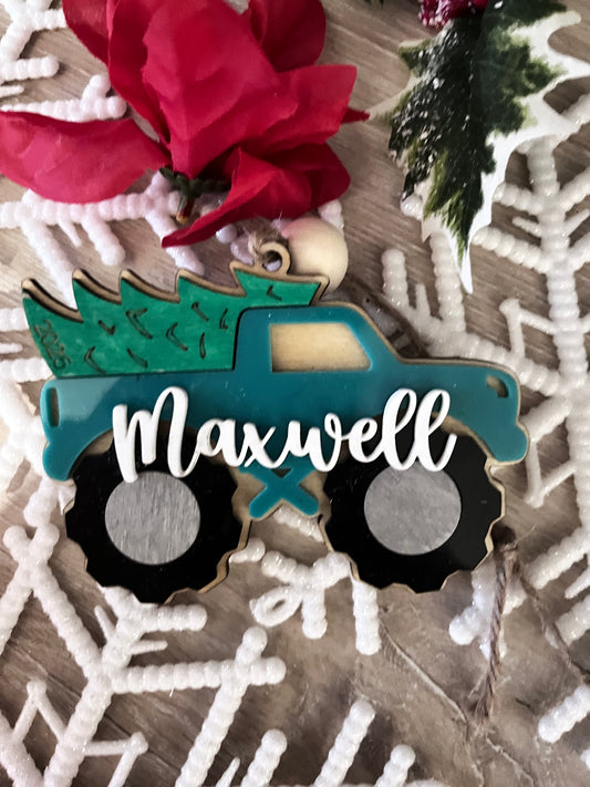 Monster Truck Ornament